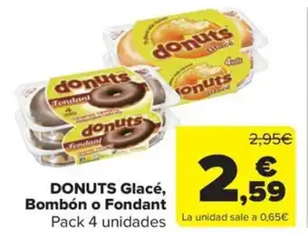 Carrefour Market DONUTS Glacé, Bombón o Fondant oferta