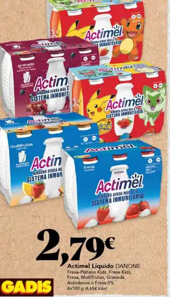 Gadis Actimel Líquido DANONE oferta