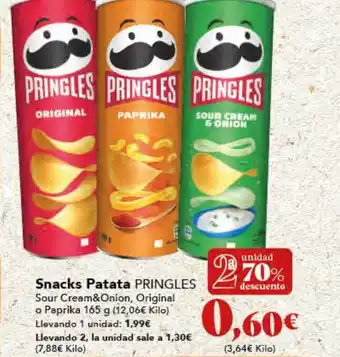 Gadis Snacks Patata PRINGLES oferta