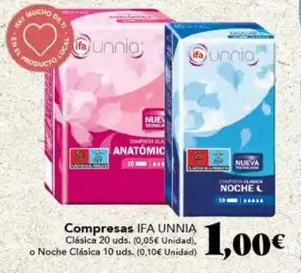 Gadis Compresas IFA UNNIA oferta