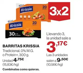 Hipercor BARRITAS KRISSIA oferta