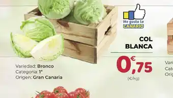 SPAR Gran Canaria COL BLANCA oferta