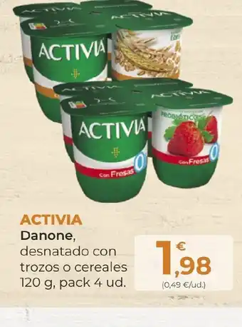 SPAR Gran Canaria ACTIVIA Danone oferta