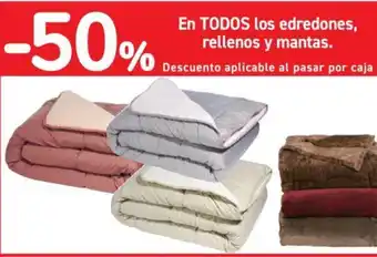 Carrefour En Todos los edredones, rellenos y mantas oferta