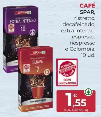 SPAR Gran Canaria CAFÉ SPAR, oferta