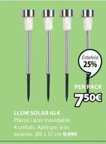 JYSK LLUM SOLAR ALK oferta