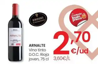 Eroski Arnalte - vino tinto d.o.c.rioja joven oferta