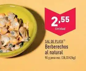 ALDI Sal de plata - berberechos al natural oferta