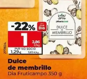 Dia Dia fruticampo - dulce de membrillo oferta