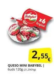 Supermercados MAS Babybel - queso mini oferta