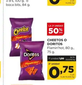 Alimerka CHEETOS O DORITOS oferta