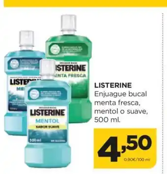 Alimerka LISTERINE oferta