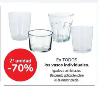 Carrefour En Todos los vasos indíviduales oferta