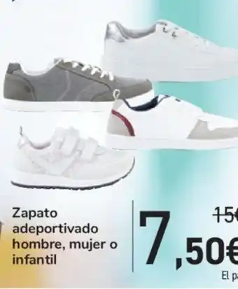 Carrefour Zapato adeportivado hombre, mujer o infantil oferta