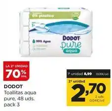 Alimerka Dodot - toallitas aqua pure oferta