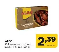 Alimerka Albo - calamares en su tinta oferta