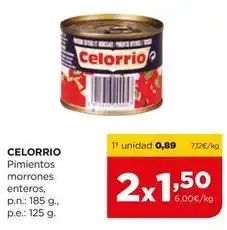Alimerka Celorrio - pimientos morrones enteros oferta