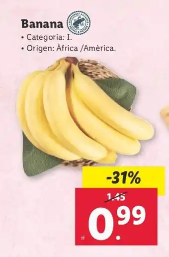 Lidl Banana oferta