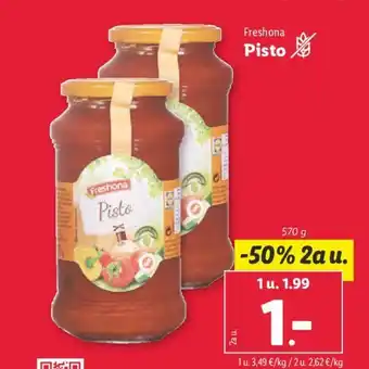 Lidl Freshona Pisto oferta