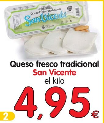Alimerka San Vicente Queso fresco tradicional el kilo oferta