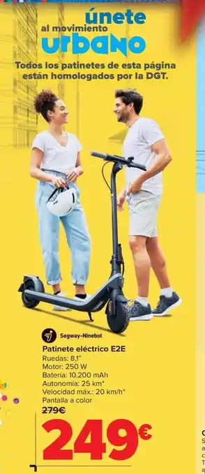 Carrefour Patinete eléctrico E2E oferta