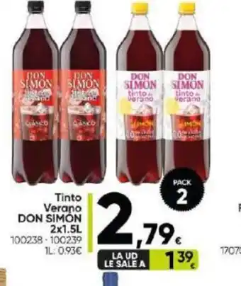 Family Cash Tinto Verano DON SIMÓN oferta