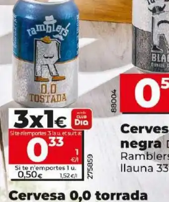 Dia Cervesa 0,0 torrada oferta