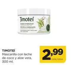 Alimerka Timoteí - mascarilla con leche de coco y aloe vera oferta