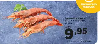 Alimerka Langostino austral n°1, 10 a 20 piezas, el kilo oferta