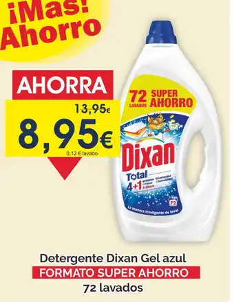 FROIZ Detergente Dixan Gel azul FORMATO SUPER AHORRO oferta