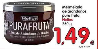 Alimerka Helios Mermelada de aràndanos pura fruta 250g oferta