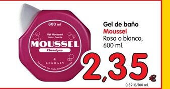 Alimerka Moussel Gel de baño Rosa o blanco 600ml oferta