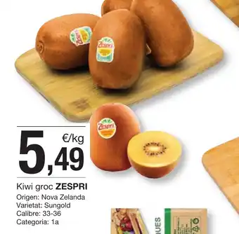BonpreuEsclat Kiwi groc ZESPRI oferta