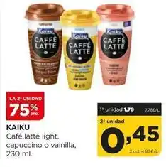 Alimerka Kaiku - café latte light oferta