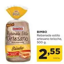 Alimerka Bimbo - rebanada estilo artesano brioche oferta