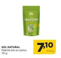 Alimerka Sol - natural matcha bio en polvo oferta