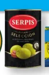 BonpreuEsclat 1 Olives farcides d'anxova gran selecció SERPIS, 130 g oferta