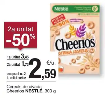 BonpreuEsclat Cereals de civada Cheerios NESTLÉ, 300 g oferta