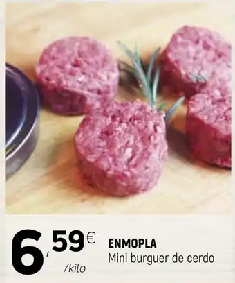 Enmopla Mini burguer de cerdo