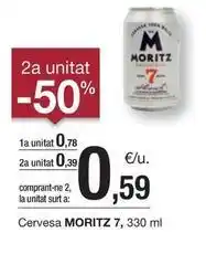 BonpreuEsclat Moritz - cervesa 7 oferta