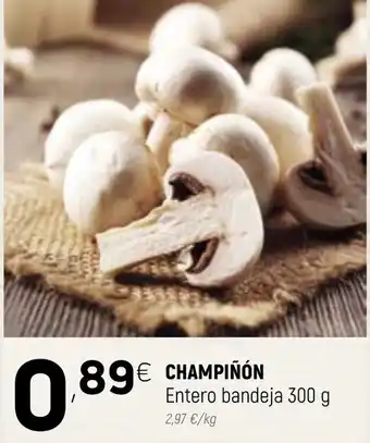 Coviran Champiñón entero bandeja 300g oferta