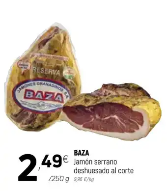 Coviran Baza Jamón serrano deshuesado al corte oferta