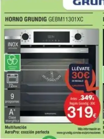 Milar HORNO GRUNDIG GEBM11301XC oferta