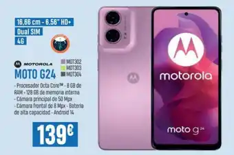 Beep MOTO G24 oferta