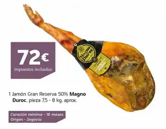 HiperDino 1 jamón gran reserva magno oferta