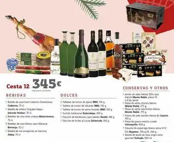 HiperDino Cesta 12 oferta