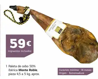 HiperDino 1 paleta de cebo50% ibérica oferta