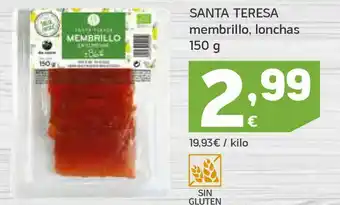 HiperDino Membrillo, lonchas santa teresa oferta