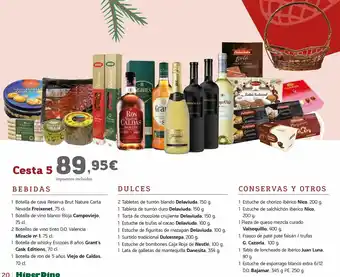 HiperDino Cesta 5 oferta