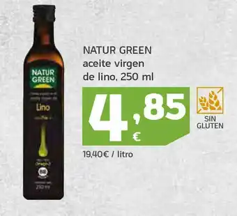 HiperDino Aceite virgen de lino natur green oferta